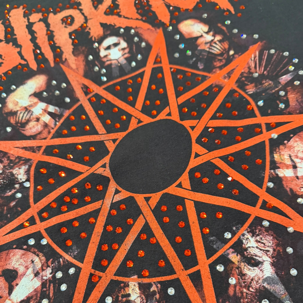lt shirt vintage con strass Slipknot tg XXL
