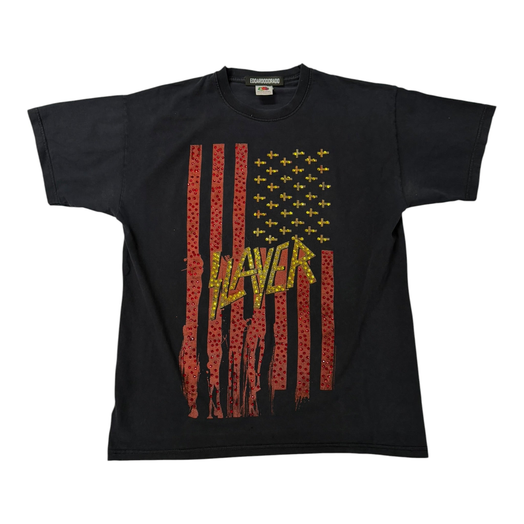 lt shirt vintage con strass the slayer  tg m