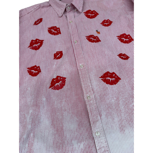 camicia vintage ralph lauren custom tg L rossetto