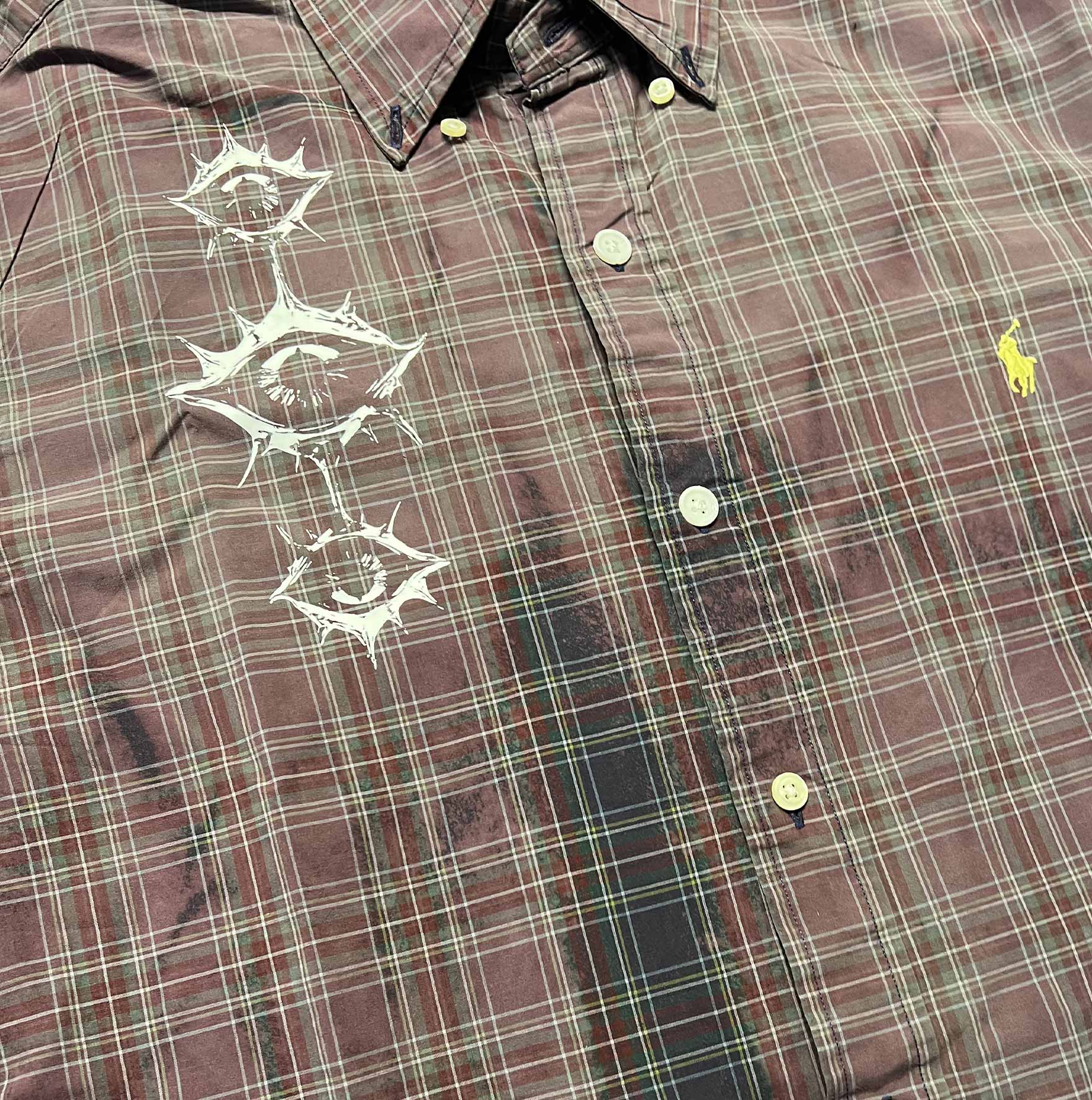 camicia vintage ralph lauren custom xl