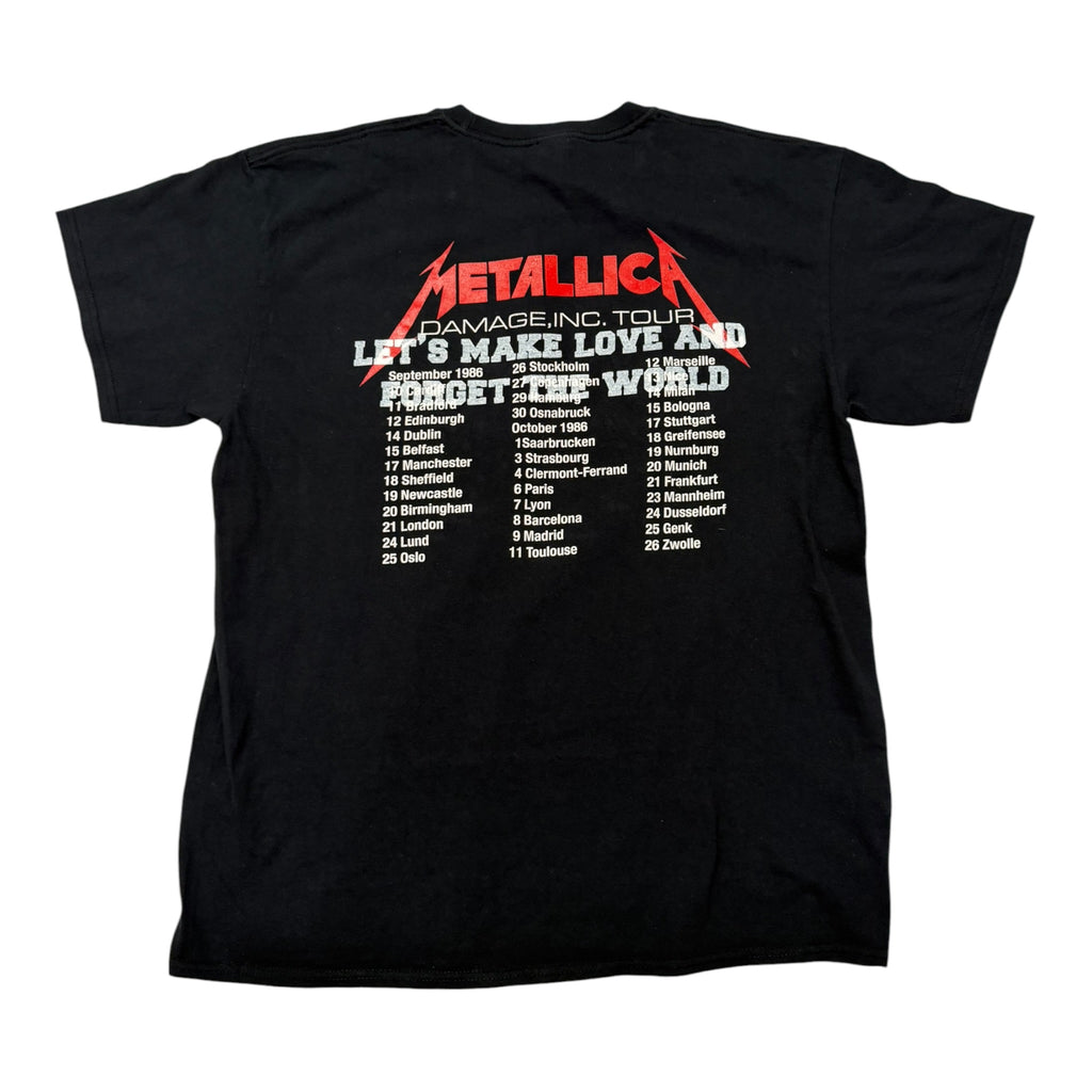 lt shirt vintage con strass Metallica tg L
