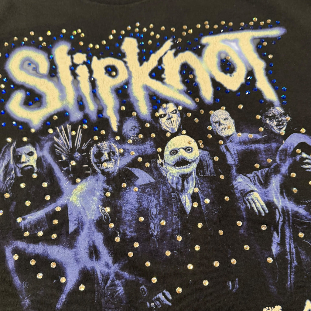 lt shirt vintage con strass Slipknot tg XXL