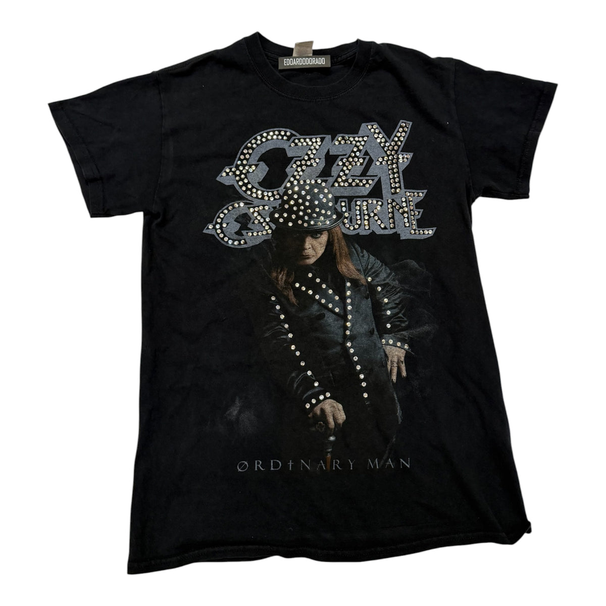 lt shirt vintage con strass ozzy Tg S