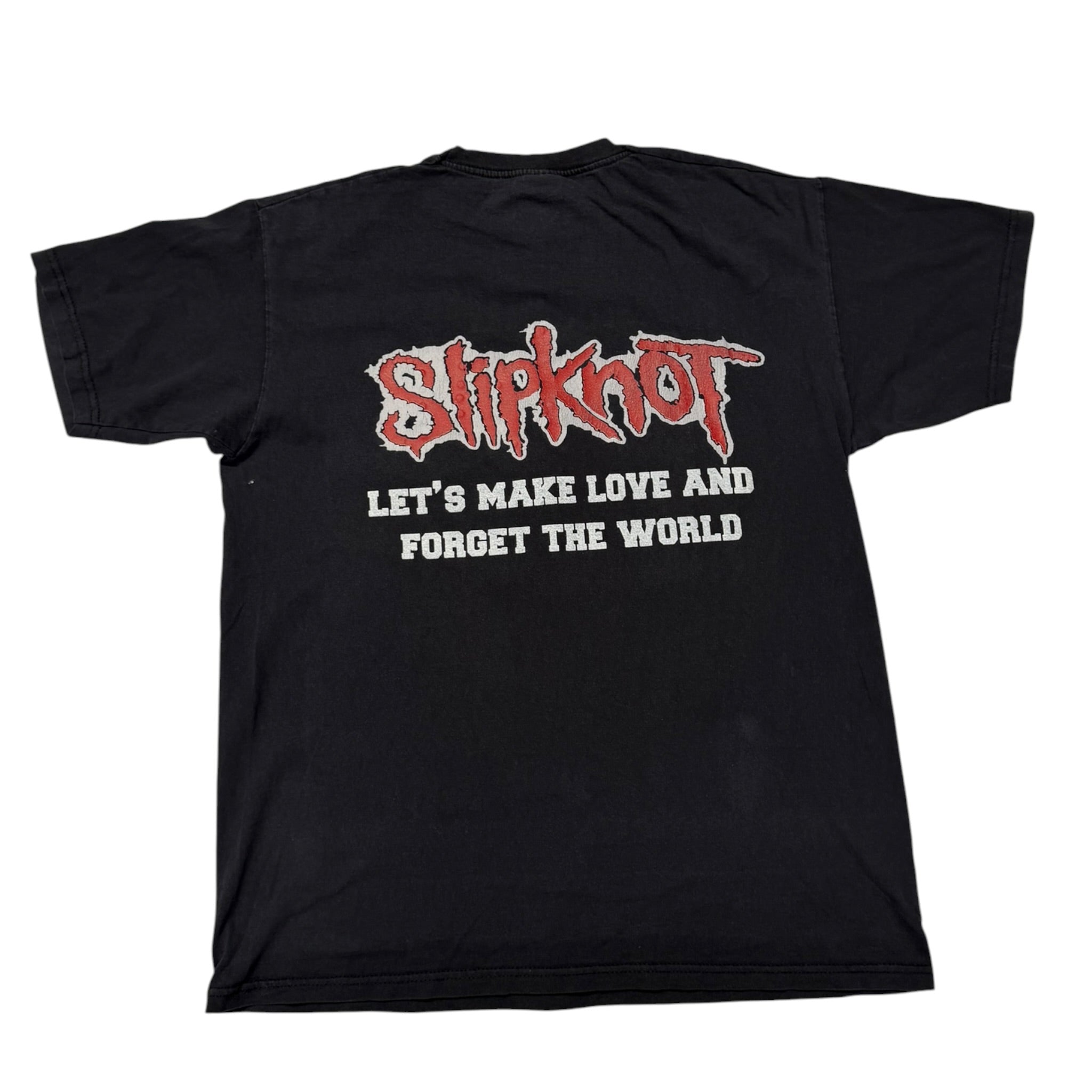 lt shirt vintage con strass slipknot tg L