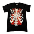 t shirt vintage sovrastampata con ossa slayer tg s