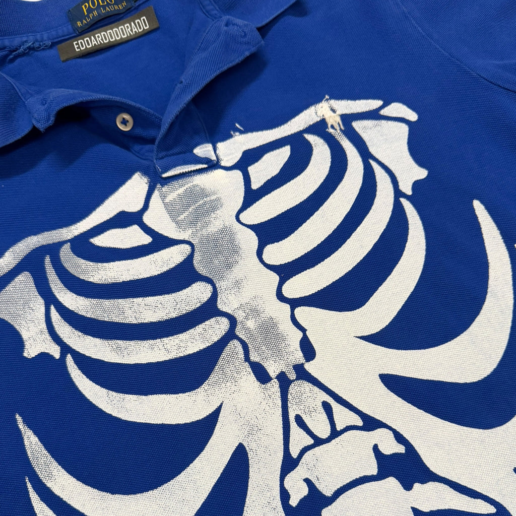 Polo Ralph Lauren custom stampa costole tg L