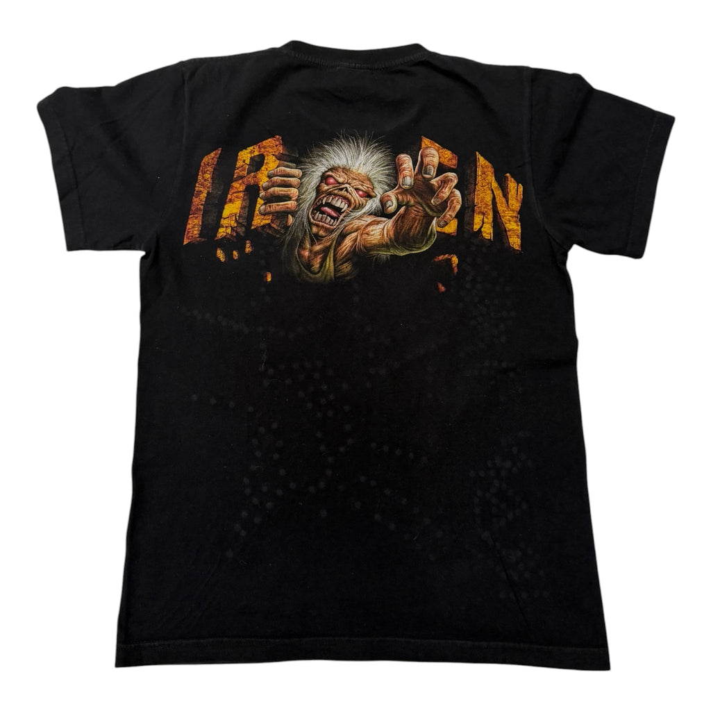 lt shirt vintage con strass Iron Maiden Tg S