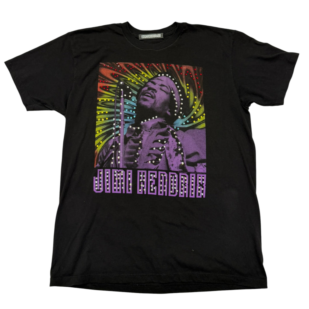 lt shirt vintage con strass Jimi Hendrix tg L