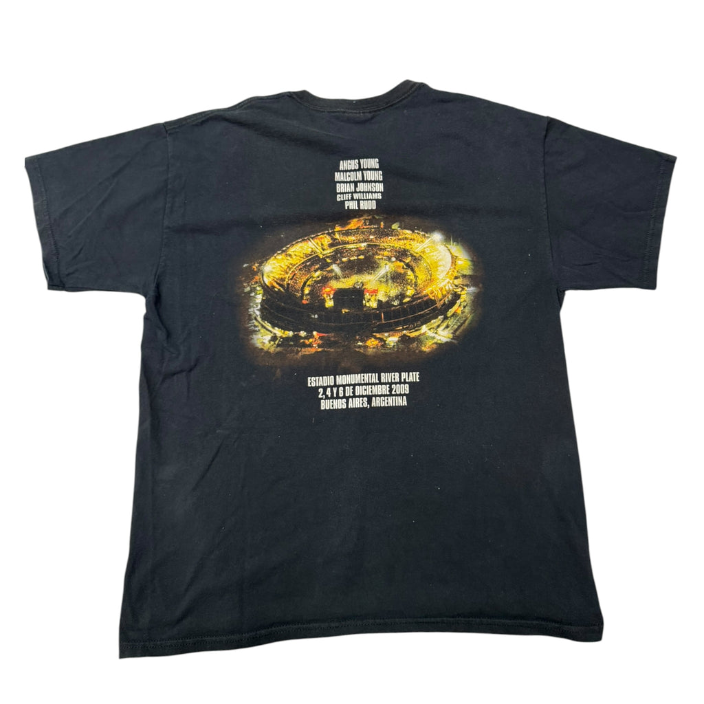 lt shirt vintage con strass acdc  tg L