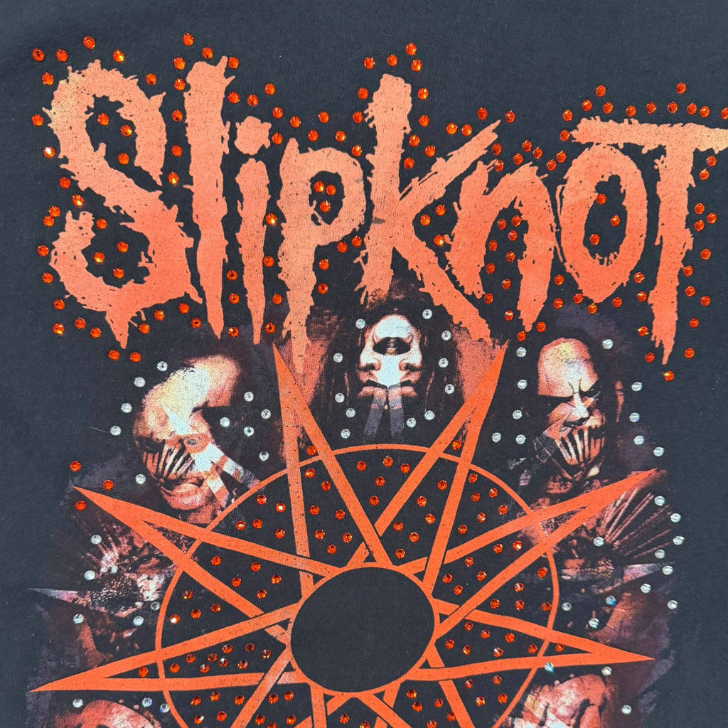 lt shirt vintage con strass Slipknot tg XXL