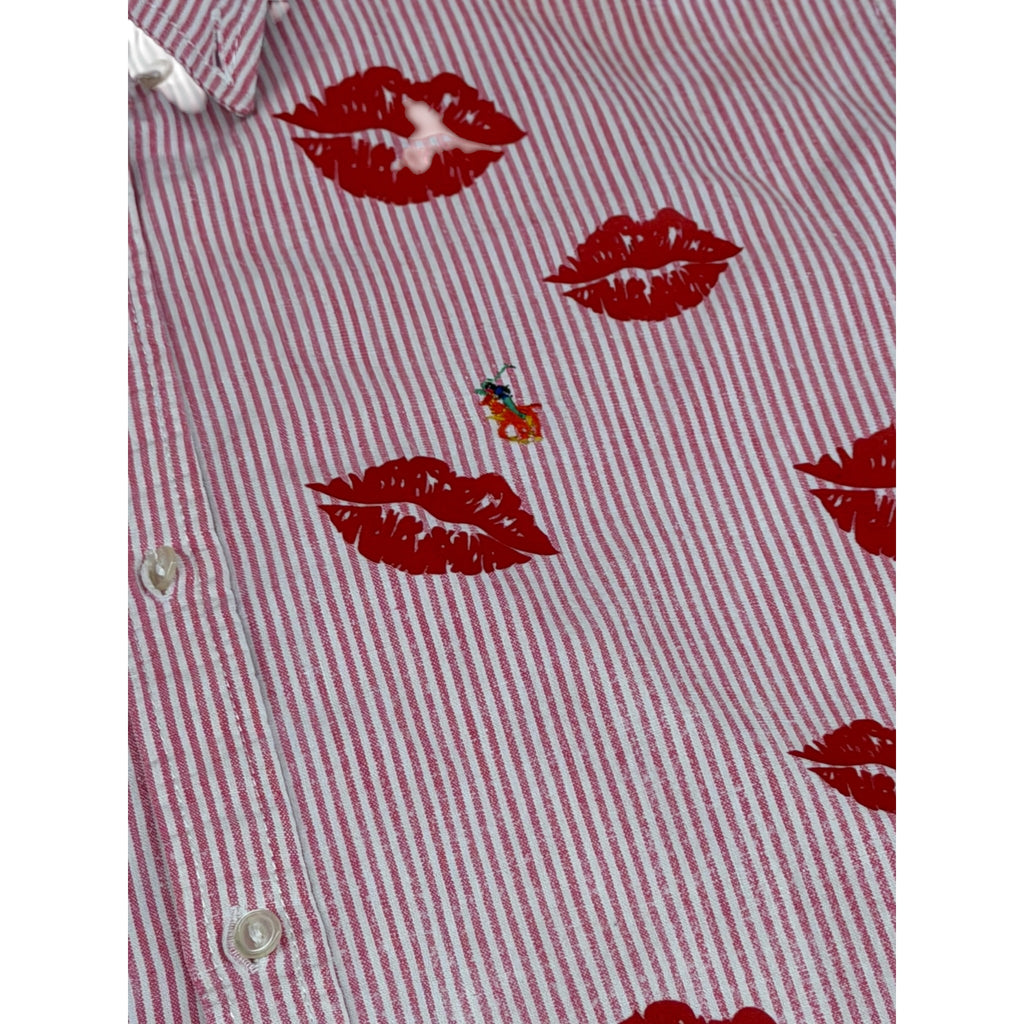 camicia vintage ralph lauren custom tg L rossetto