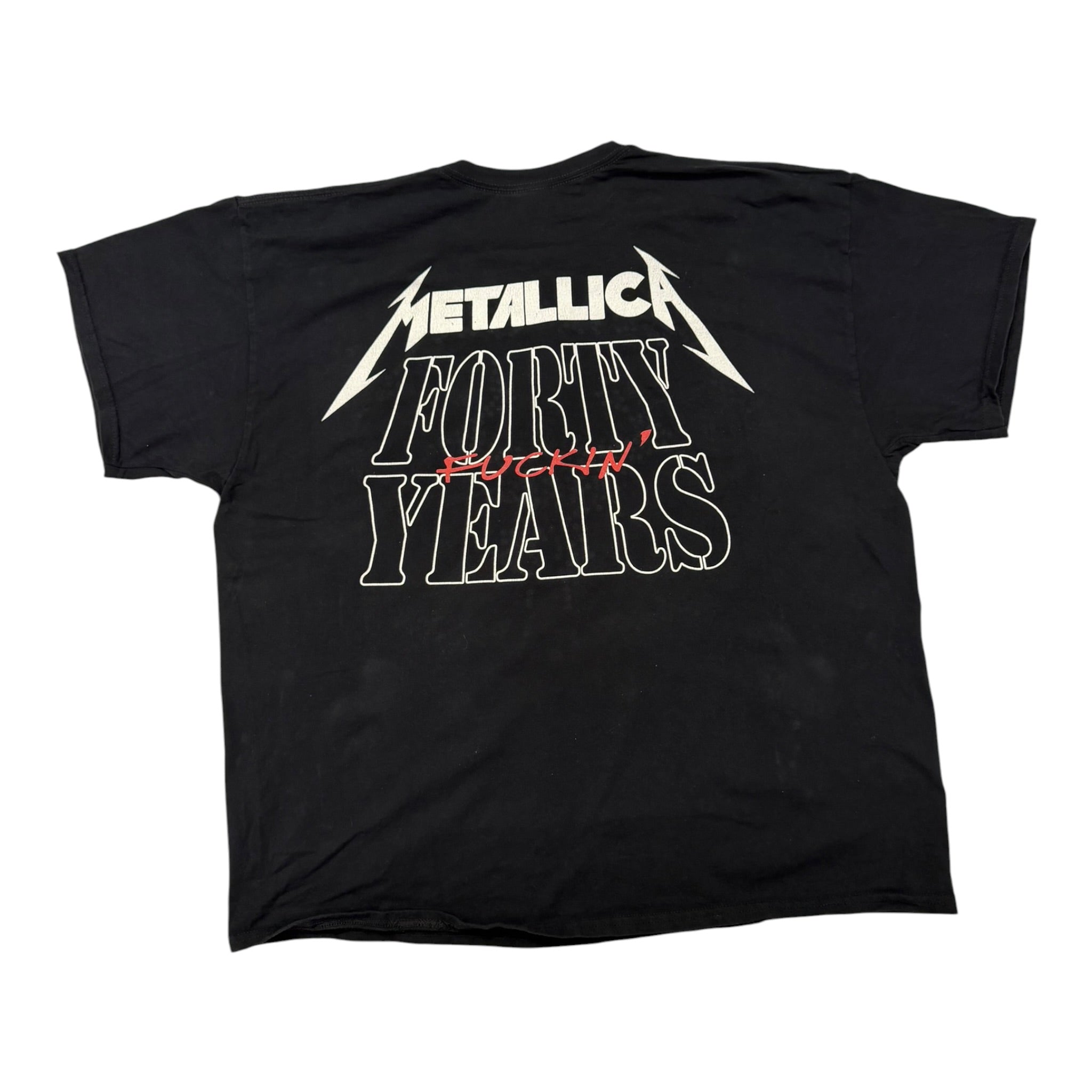 lt shirt vintage con strass Metallica tg XXL
