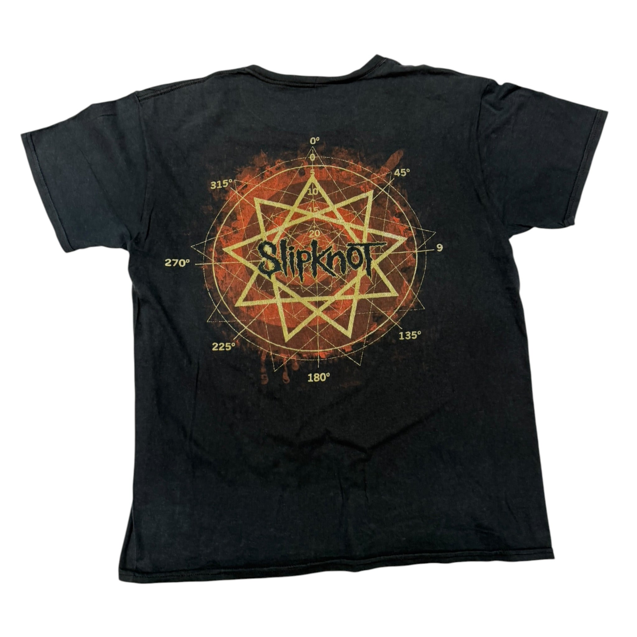 lt shirt vintage con strass slipknot tg L