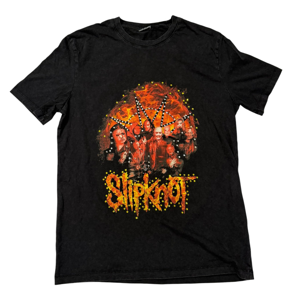 lt shirt vintage con strass slipknot  tg M