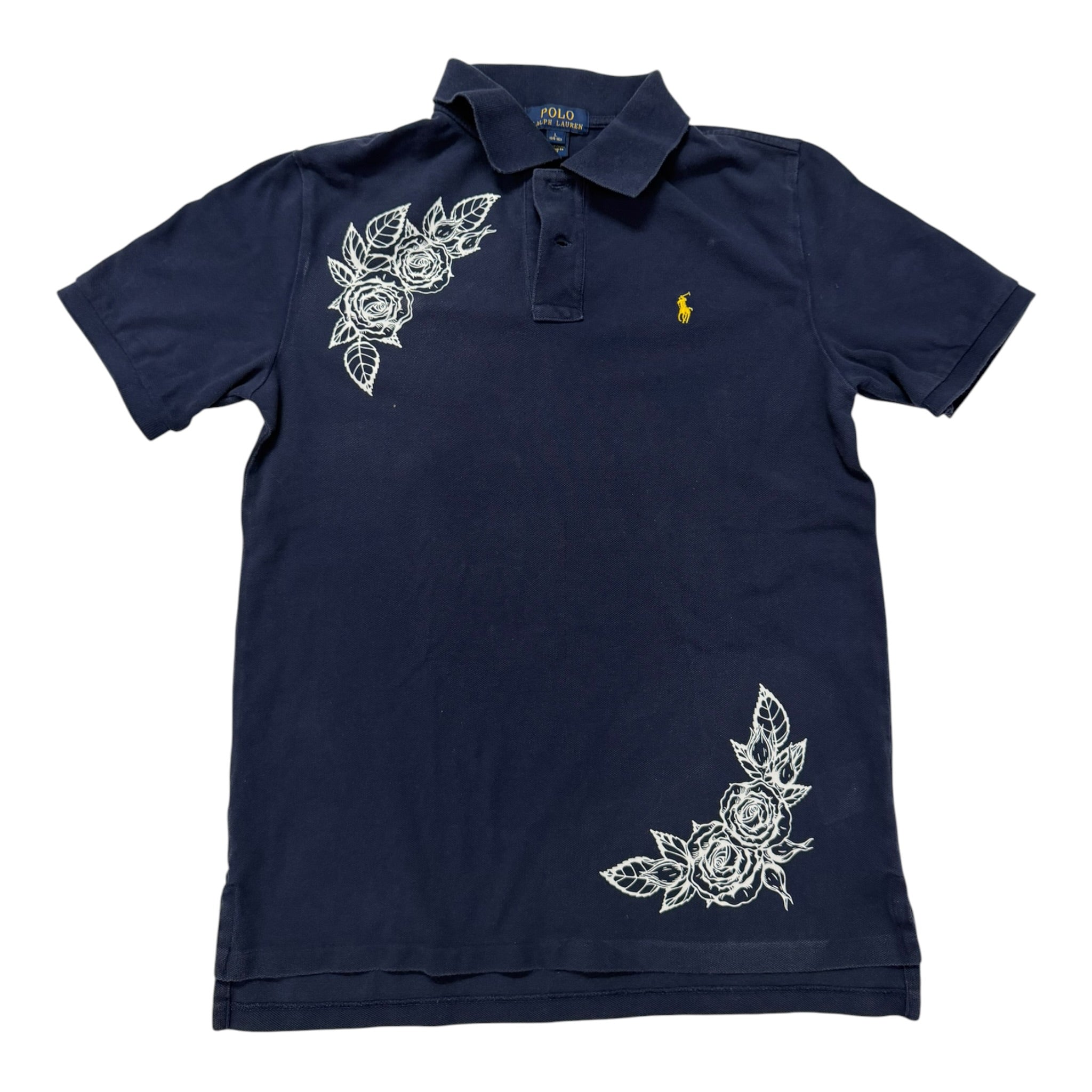 Polo Ralph Lauren custom stampa rose tg s
