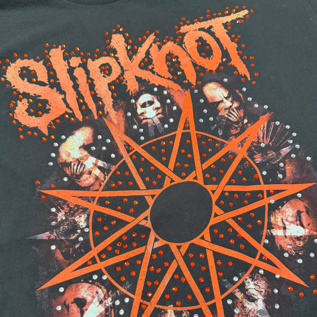 lt shirt vintage con strass Slipknot tg XXL