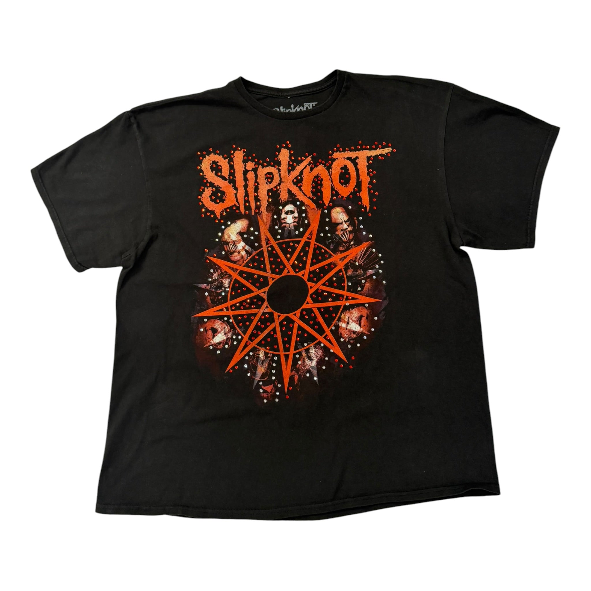 lt shirt vintage con strass Slipknot tg XXL