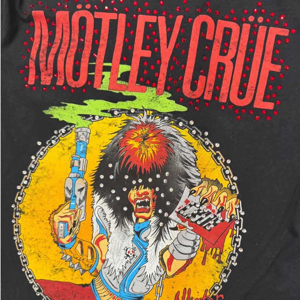 lt shirt vintage con strass Motley tg M