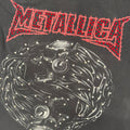 lt shirt vintage con strass Metallica tg M