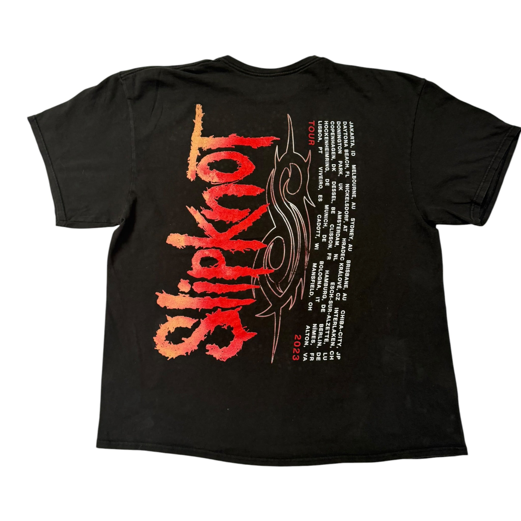 lt shirt vintage con strass Slipknot tg XXL