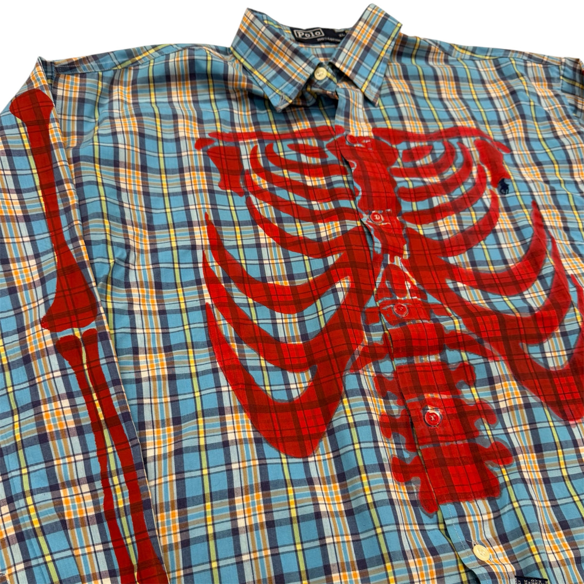 camicia vintage ralph lauren custom tg XL