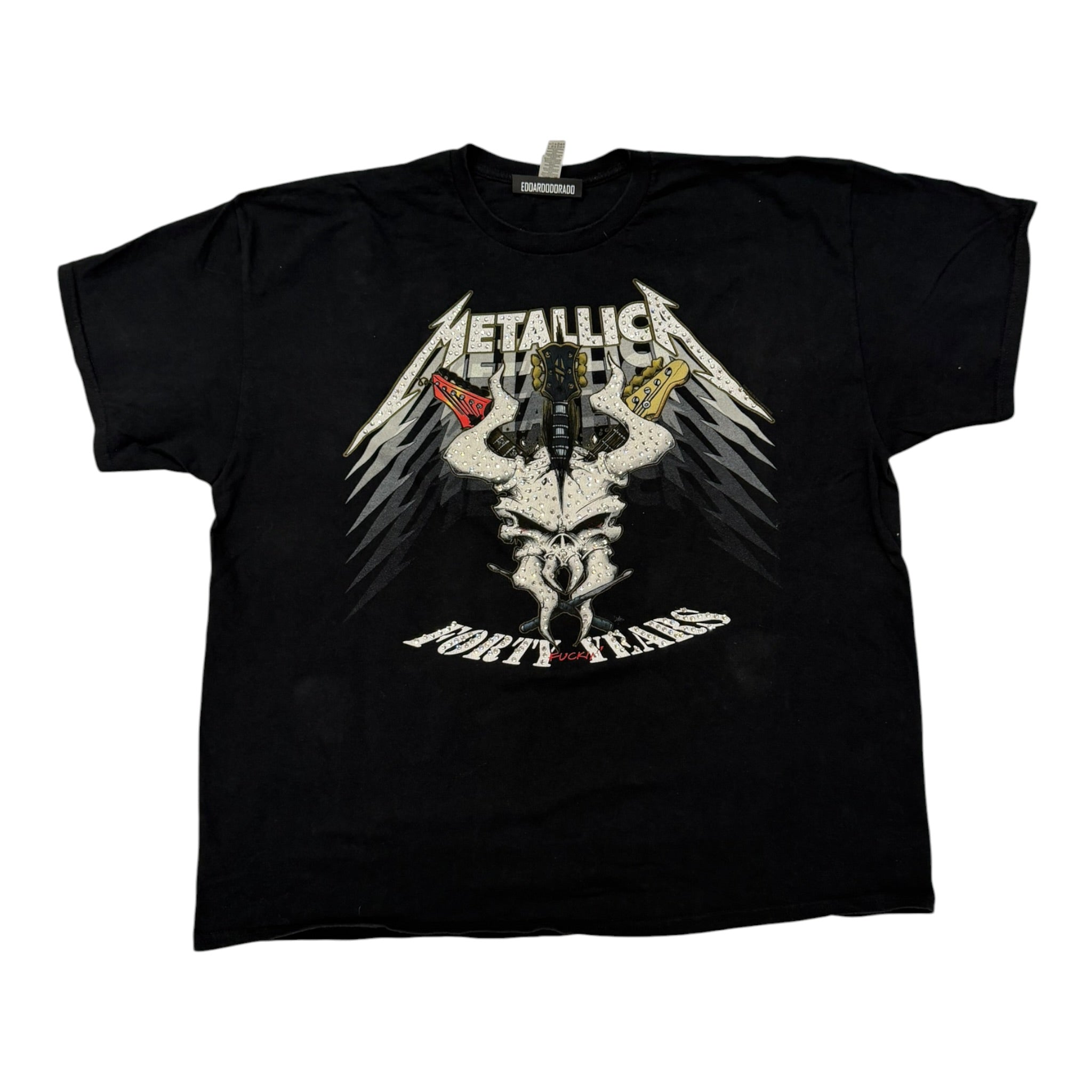 lt shirt vintage con strass Metallica tg XXL