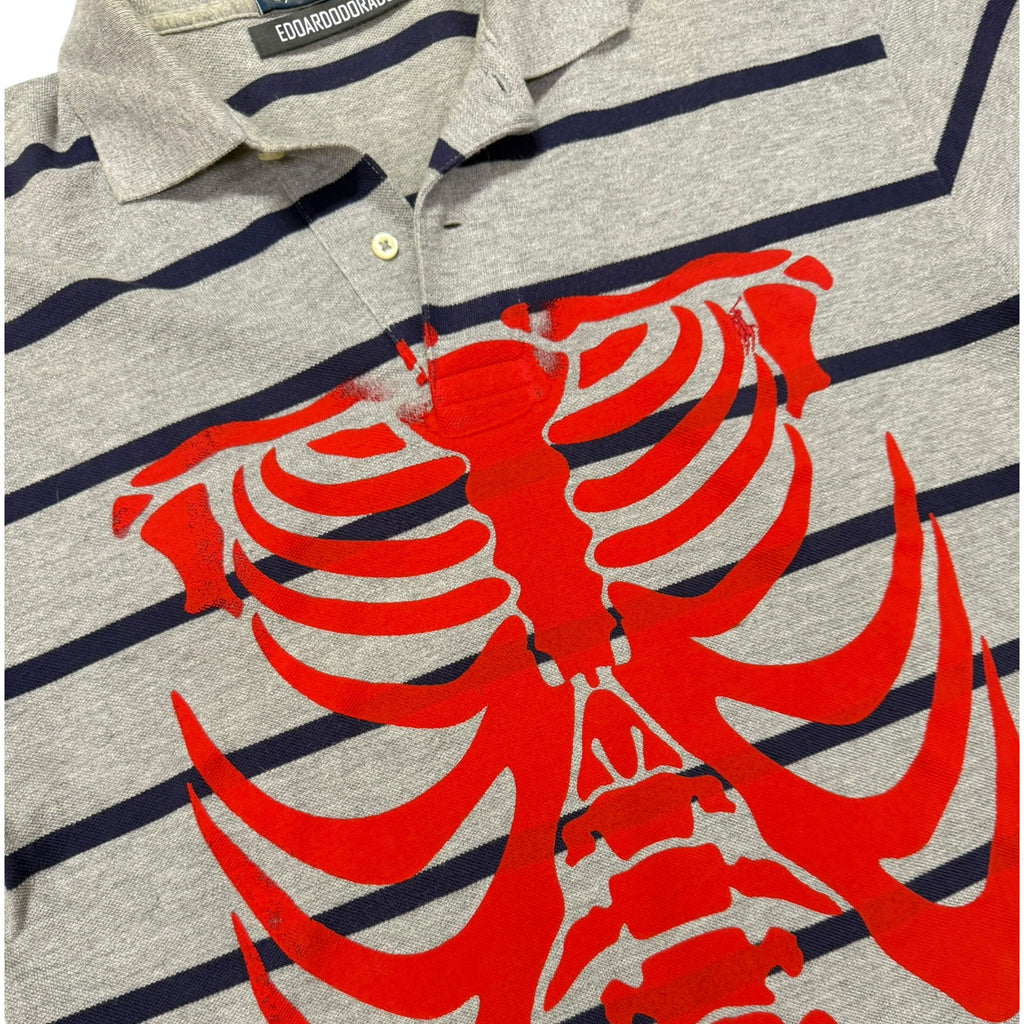 Polo Ralph Lauren custom stampa costole tg L
