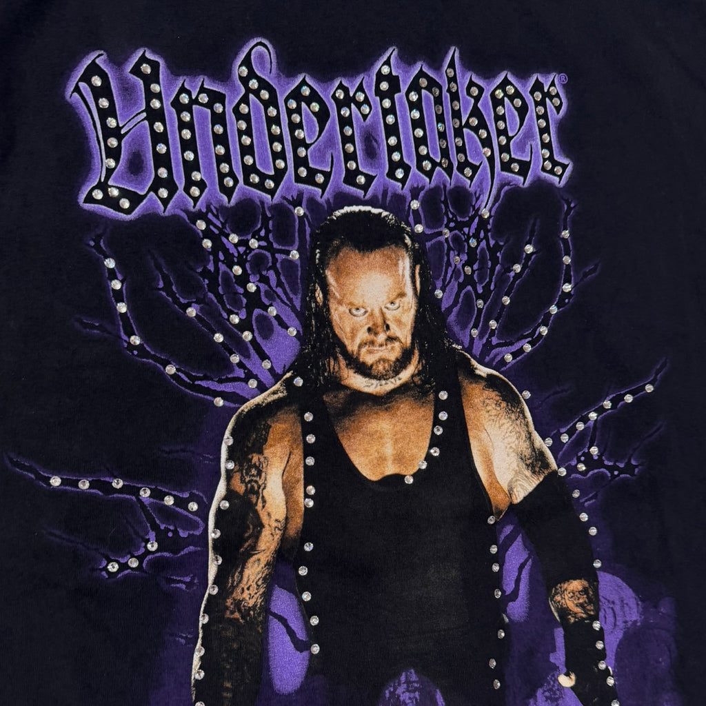 lt shirt vintage con strass undertaker tg XL