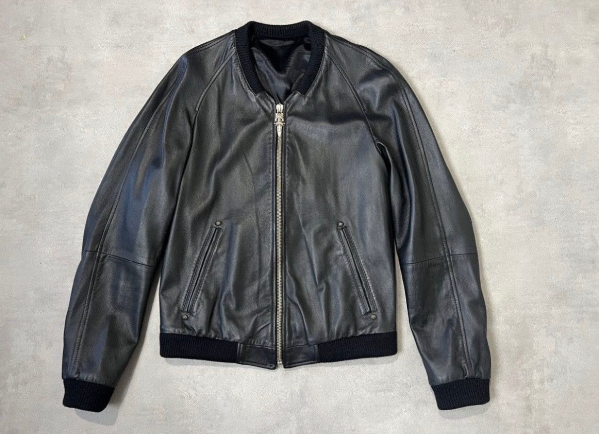 Giacca pelle amal guessous