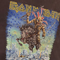 t shirt vintage con strass Iron Maiden tg xl