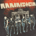 t shirt vintage con strass Rammstein tg M
