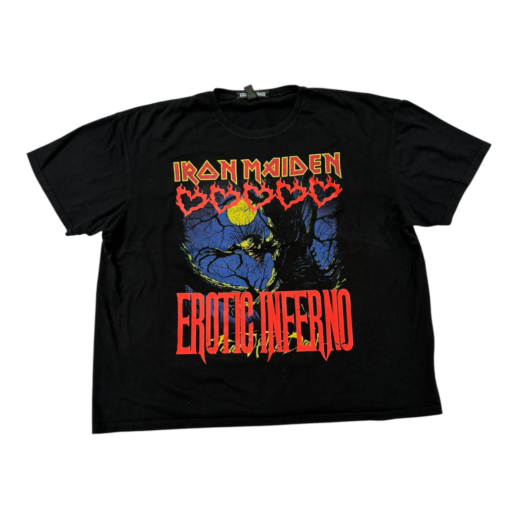 t shirt vintage sovrastampata  Iron Maiden tg XXL (Copia)