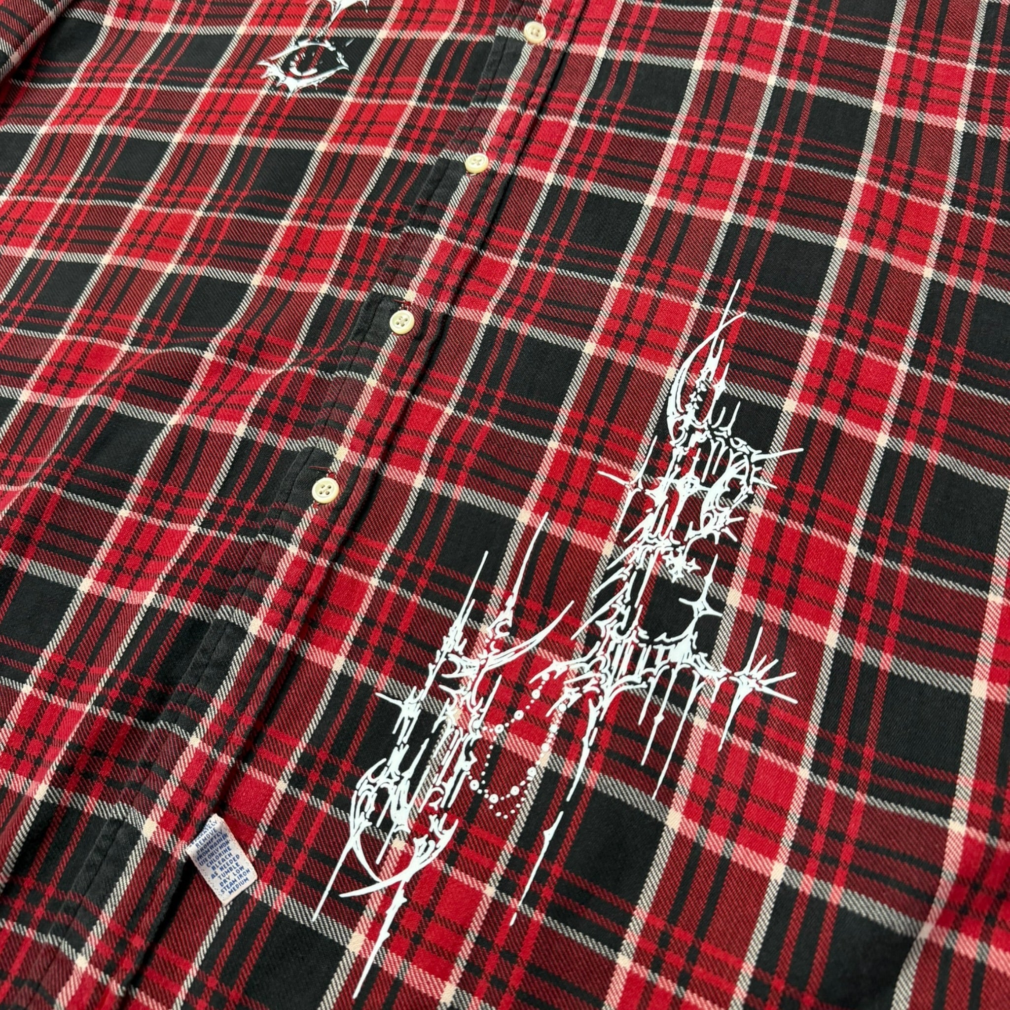 camicia vintage ralph lauren custom tg XL goth