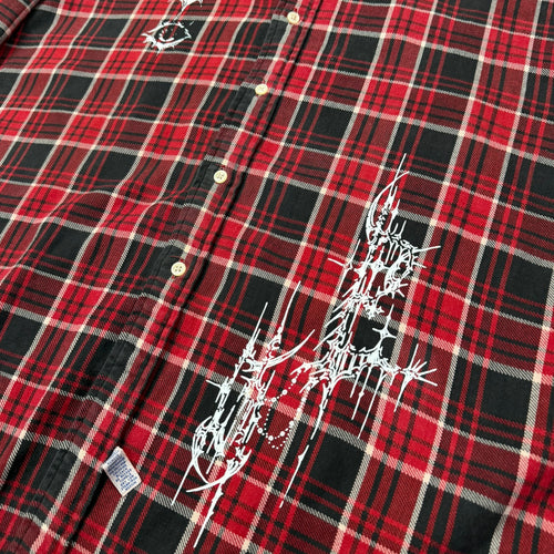 camicia vintage ralph lauren custom tg XL goth