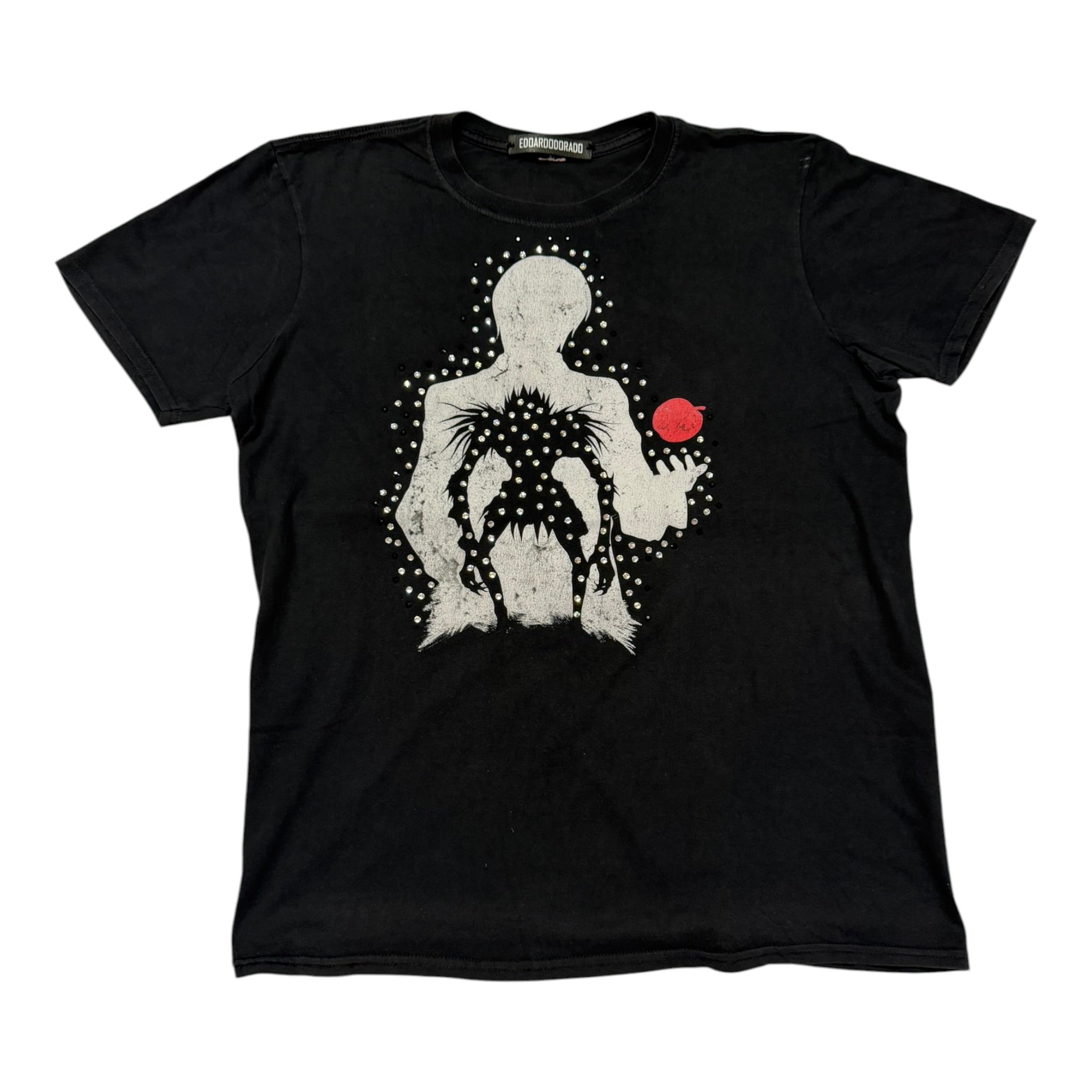t shirt vintage con strass death note tg L