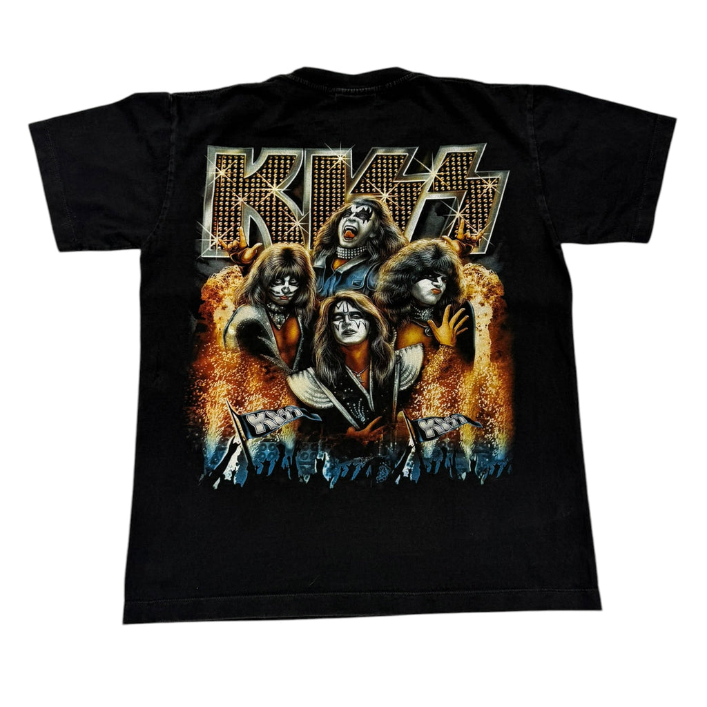t shirt vintage con strass kisstg M