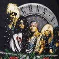 t shirt vintage con strass guns n roses  tg L