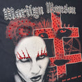 t shirt vintage con strass Marilyn Manson tg XL