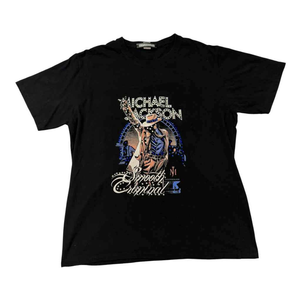 lt shirt vintage con strass michael jackson tg xl