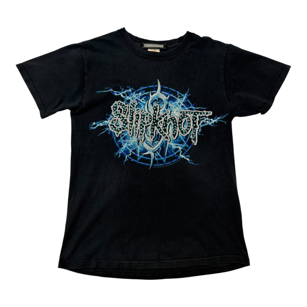 lt shirt vintage con strass Slipknot tg S