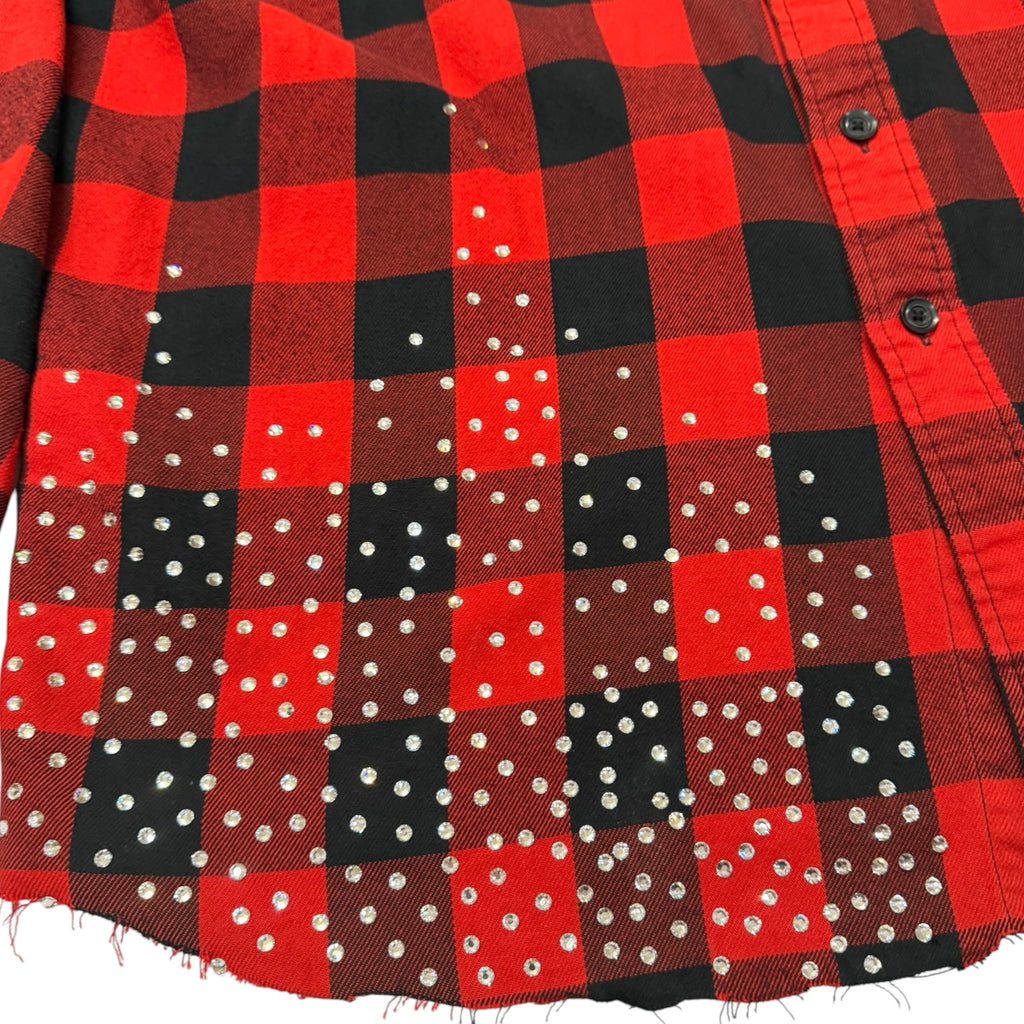 camicia vintage ralph lauren custom tg xl swarowsky