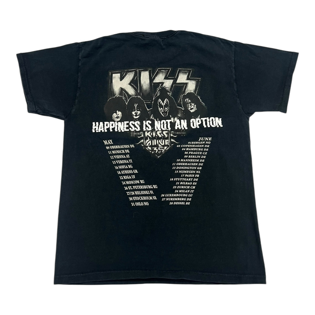 t shirt vintage con strass Kiss tg M