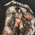 t shirt vintage con strass Metallica tg M