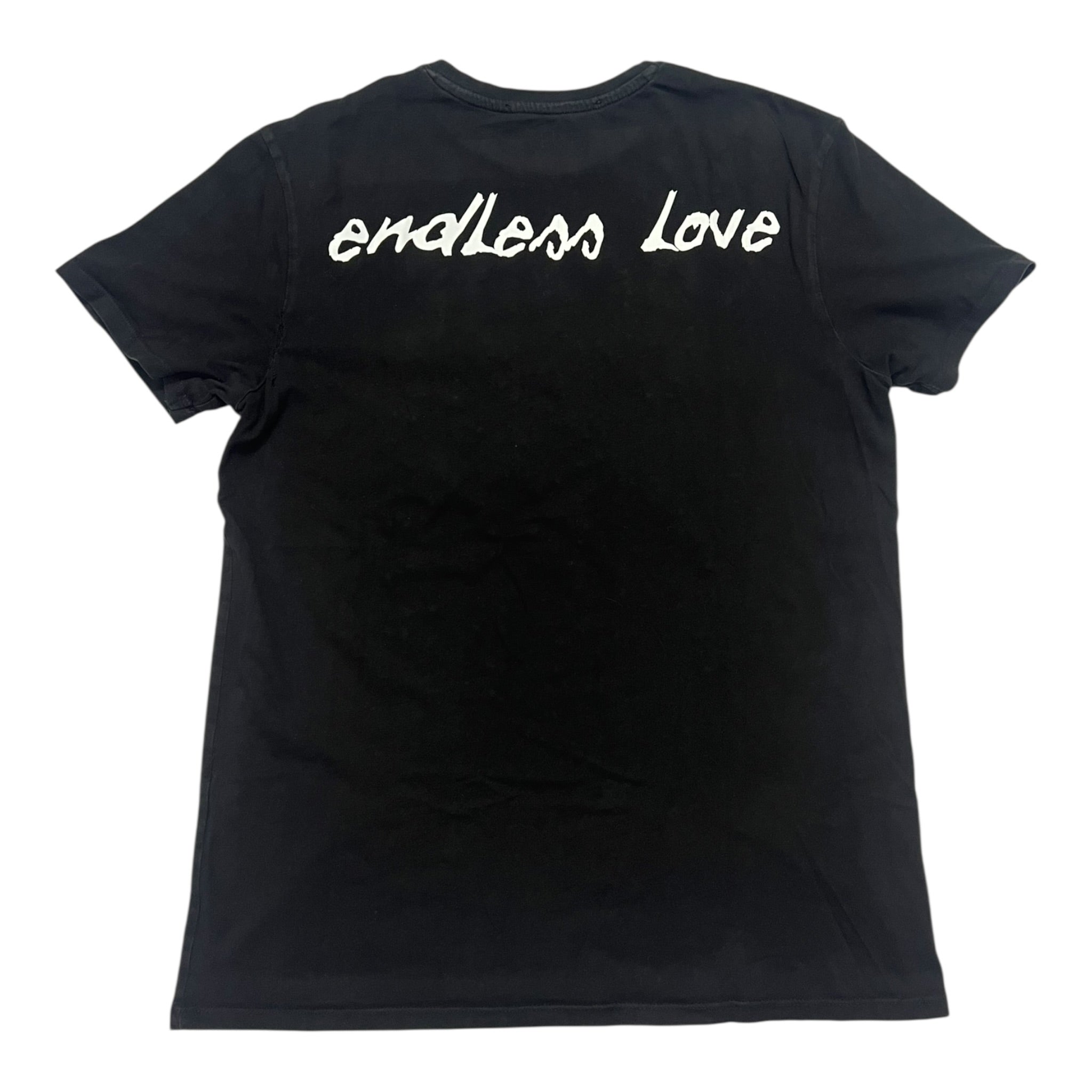 t shirt vintage con strass ACDC tg S