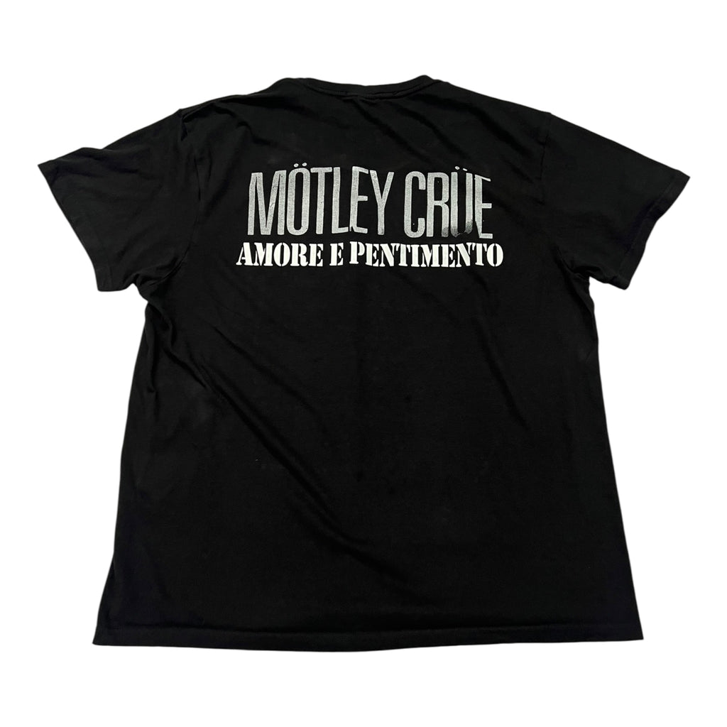 t shirt vintage con strass motley crue tg xl