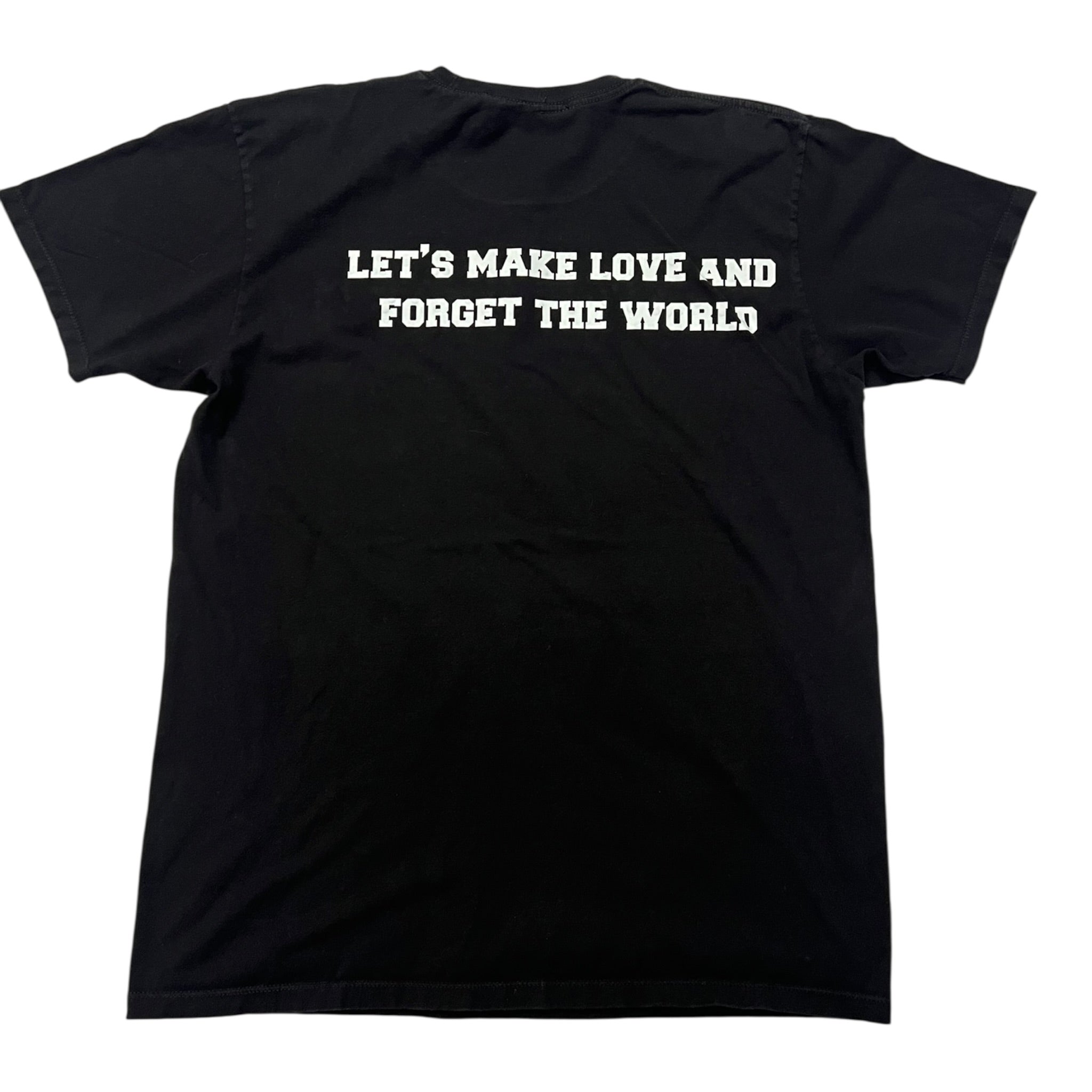 t shirt vintage con strass iron maiden  tg XL