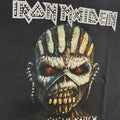 t shirt vintage con strass Iron Maiden tg M