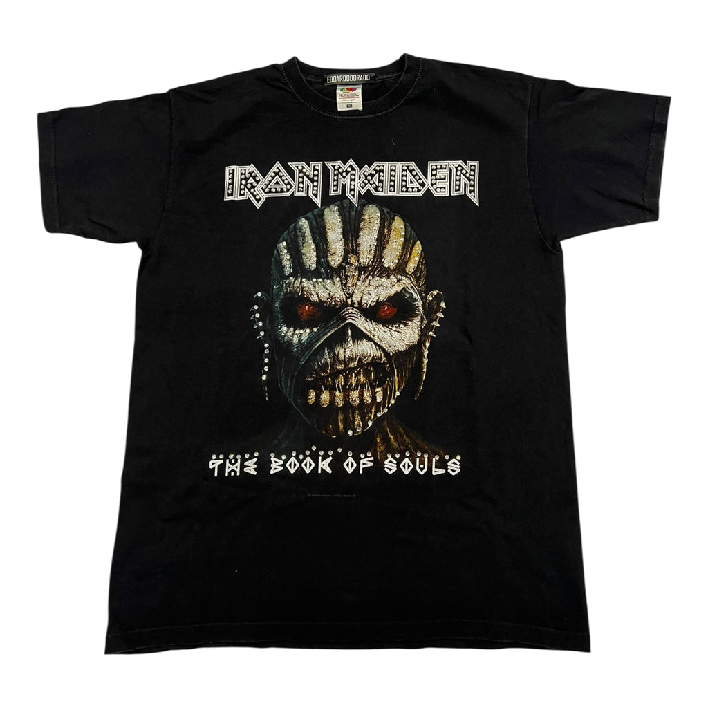 t shirt vintage con strass Iron Maiden tg M