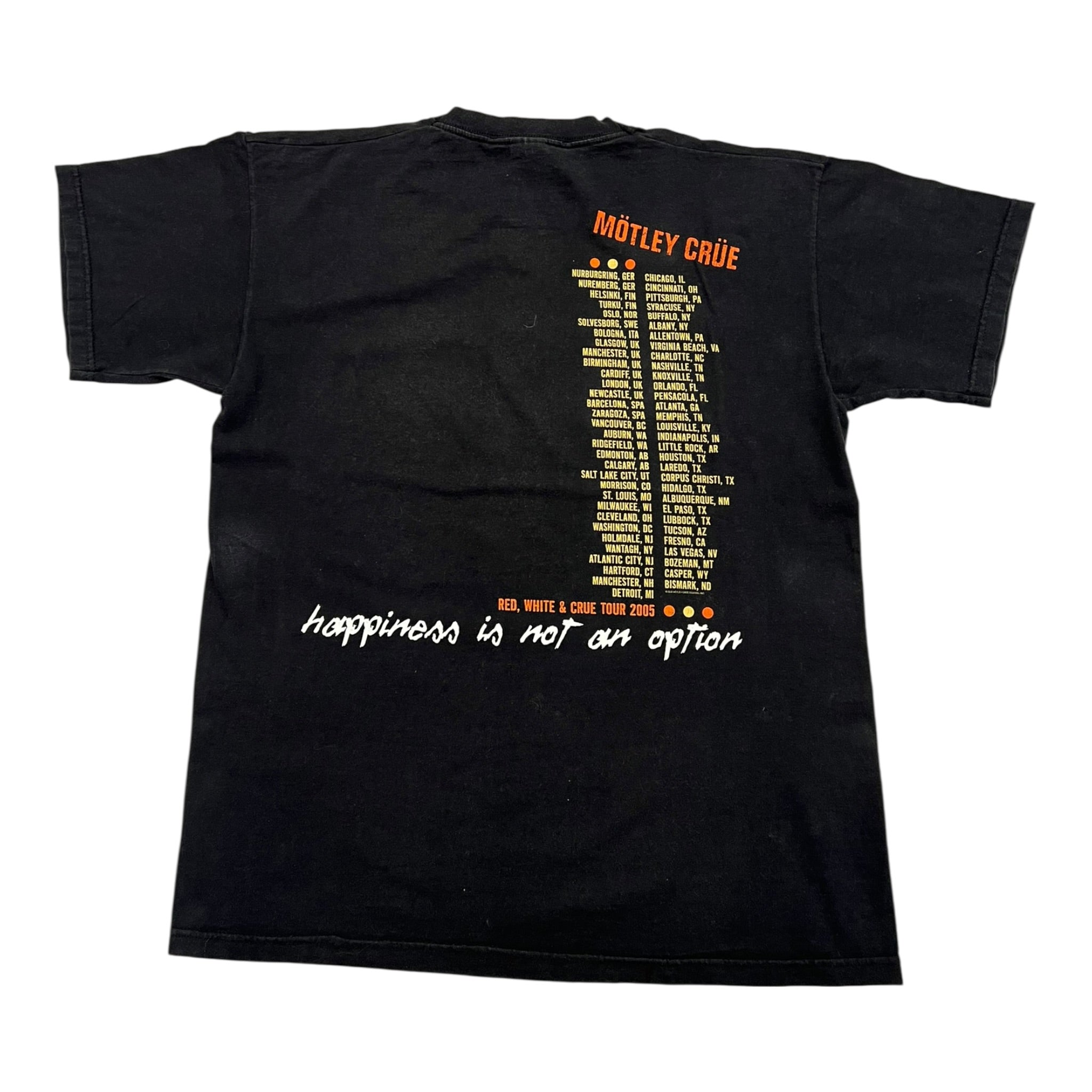 t shirt vintage con strass Motley Crue tg M