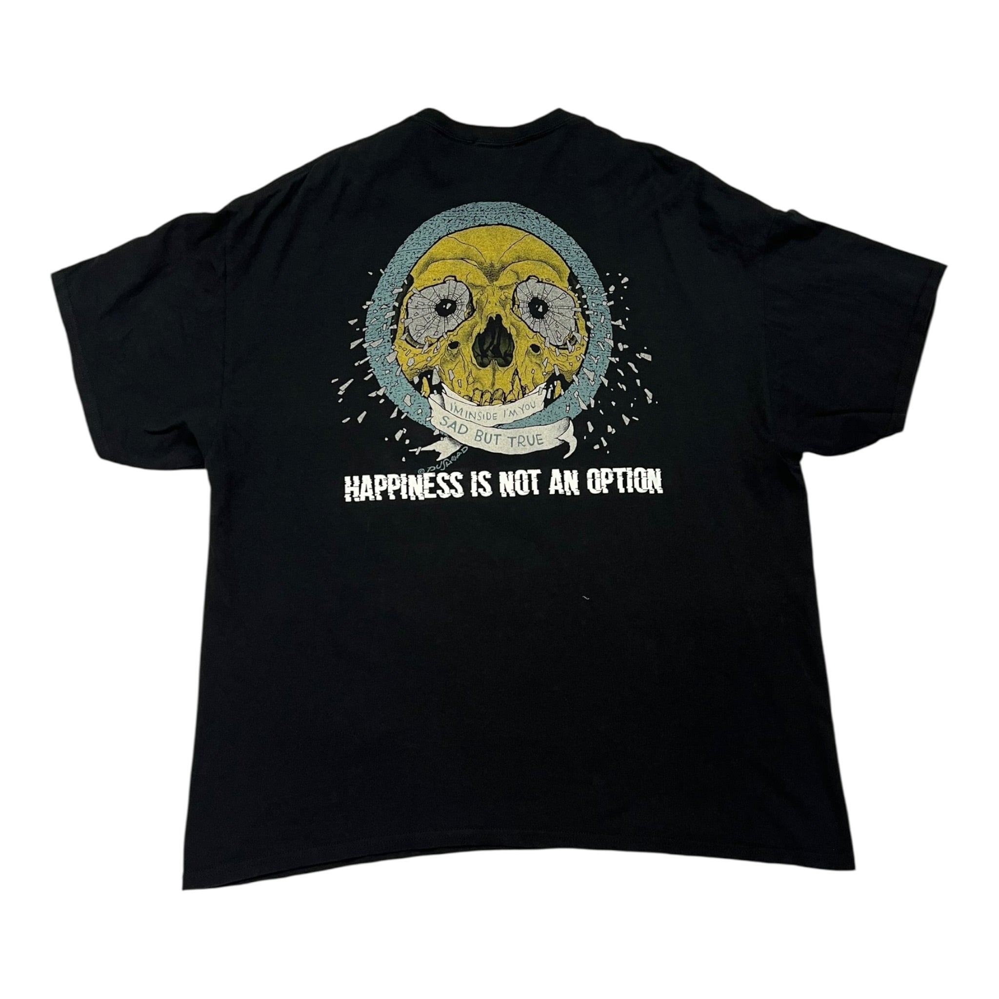 t shirt vintage con strass Metallica tg XXL